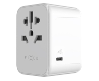 FIXED Voyager World Adapter 1xUSB-C/2xUSB GaN 30W biały - 1249175 - zdjęcie 2